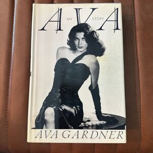 Ava My Story Ava Gardner Hardcover Autobiography 1990 Bantam Books Hollywood Bio